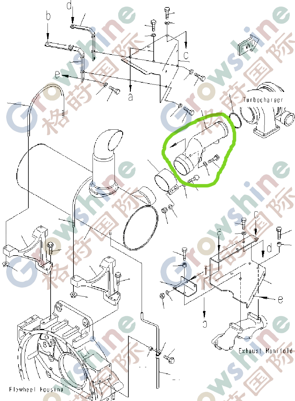 6156-11-5521 CONNECTOR For KOMATSU PC400-7 SAA6D125E