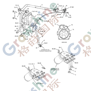 D9R Hydraulic Gear Pump 134-8210 1348210 excavator hydraulic pump