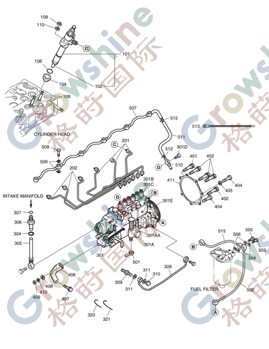 Fuel Injection Pump 400912-00071 400912-00062 for Doosan DX225LCA