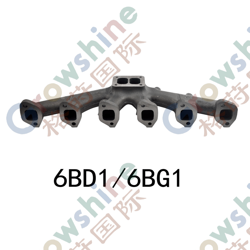 6BD1 6BG1 Diesel Engine Exhaust Manifold Pipes 8943904143 8973720771 8976163580