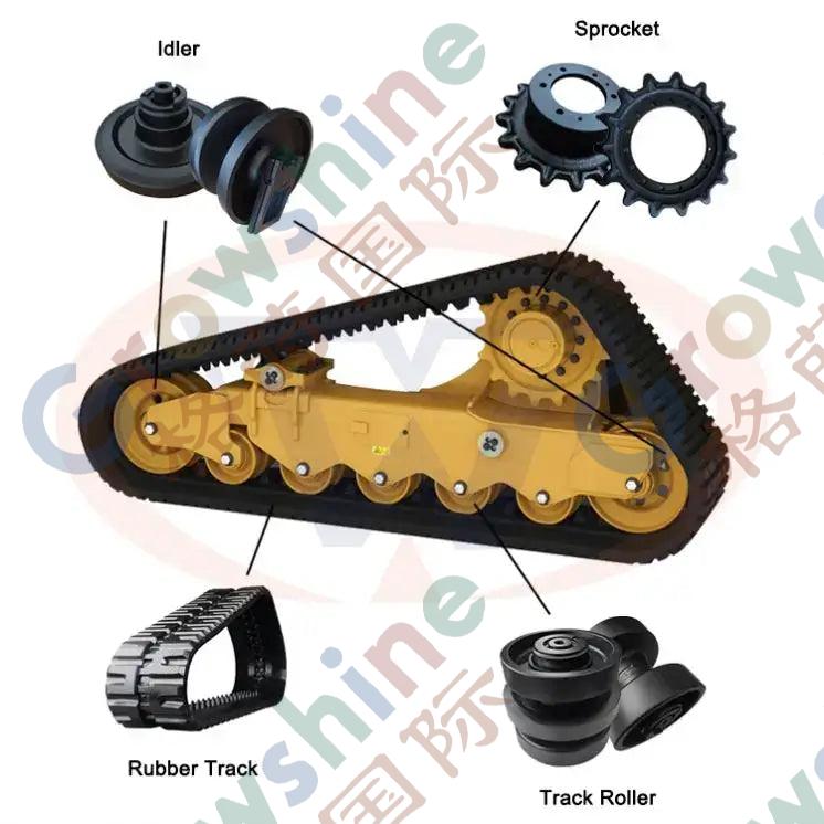 Skid Steer Loader Undercarriage Parts CTL60 TL8 TL8RW TL26-2 TL126 TL130 TL230 08801-40000 Front Idler