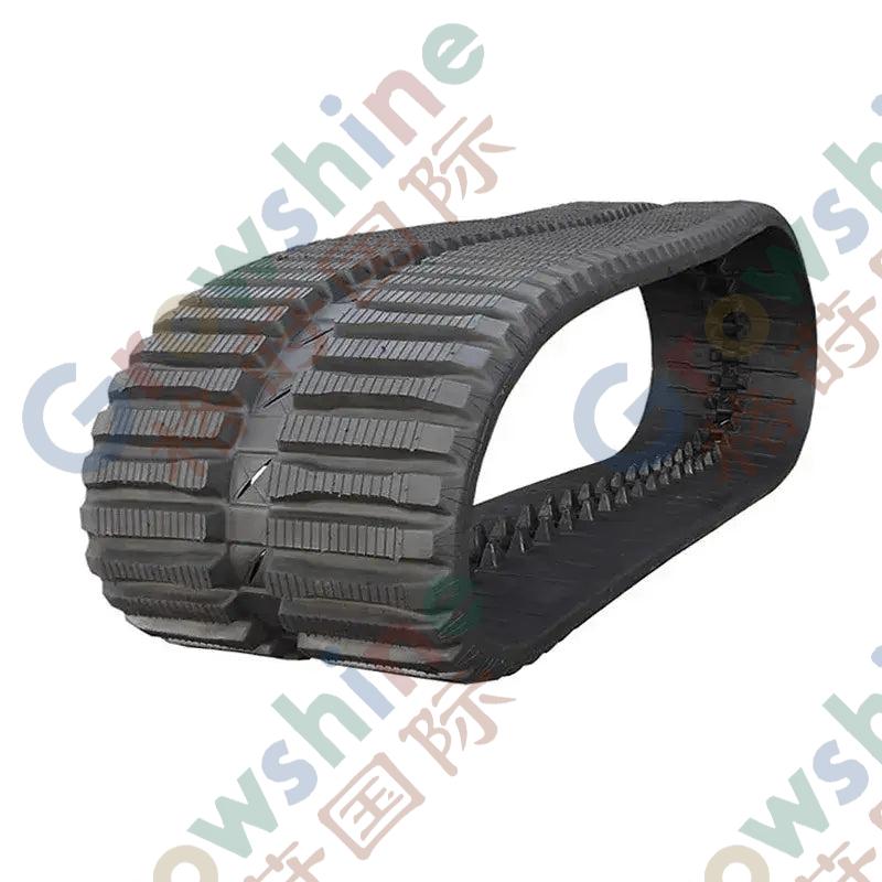 Zig-Zag Tread Premium Rubber Track 450x100x50 for Compact Loader Takeuchi TL12 TL150 TL250