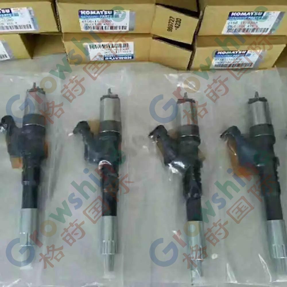 Injector 095000-1211 6156-11-3300 for Komatsu PC400-7 S6D125 engine