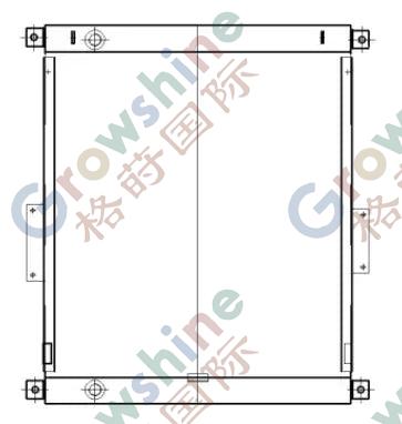 Heat Exchanger oil cooler 164-3599 1643599 for Cat Excavator E318B E315B E317B