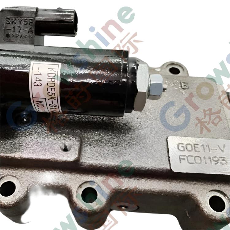 Hydraulic Pump Pressure Regulator G-OE11 With Solenoid Valve for Sany SY205/215 Excavator