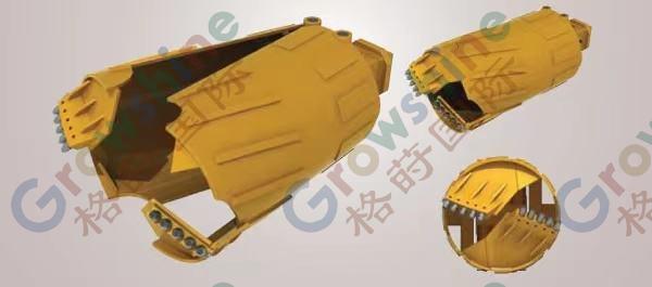 Centrifugal Rock Bucket with Bullet Teeth