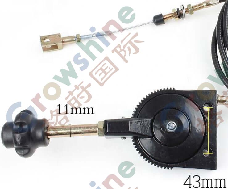 Manual Hand Throttle Controller Cable Excavator Parts Accelerator Cable For Excavator