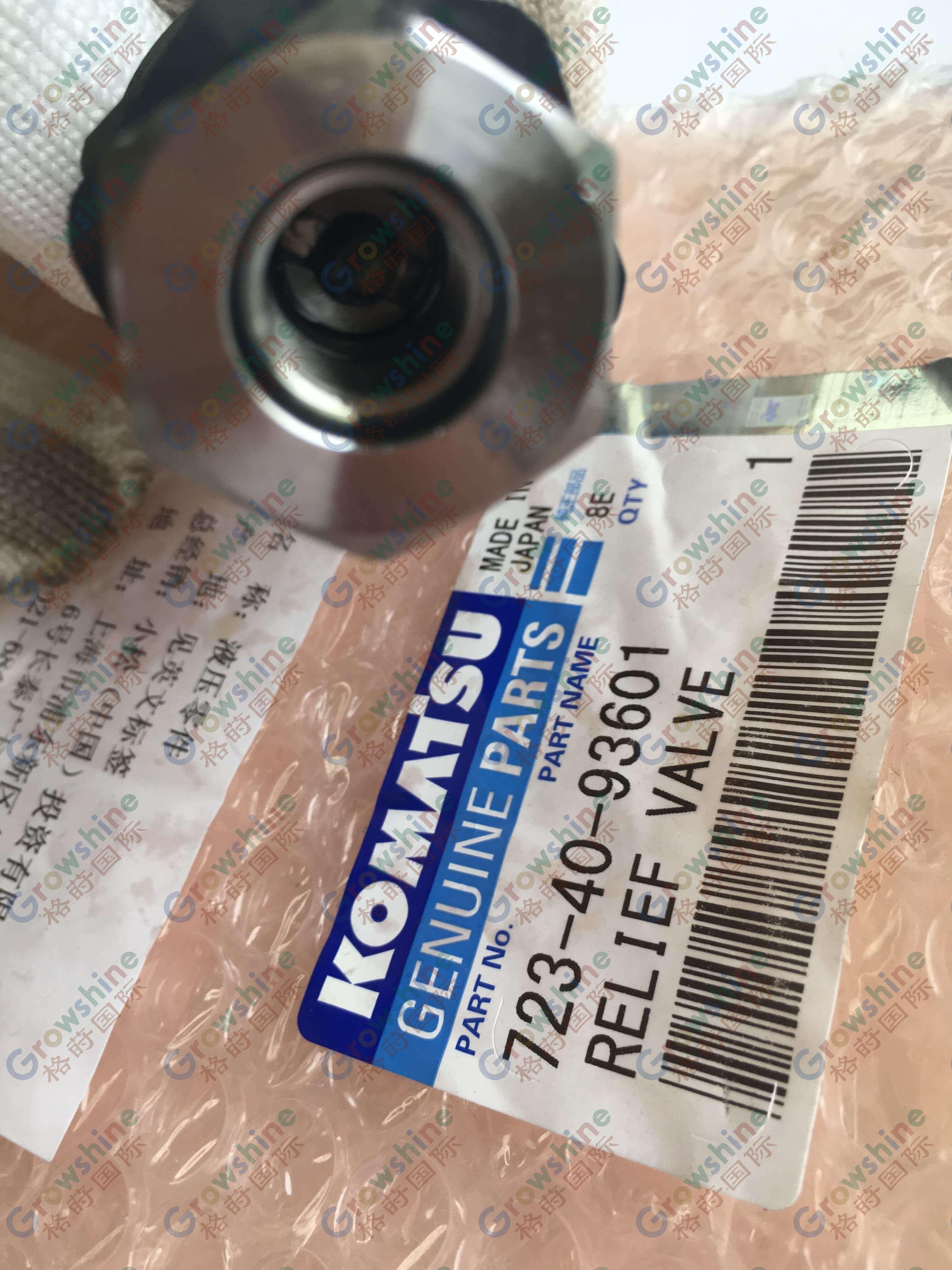 Relief Valve 723-40-93600 Komatsu excavator PC200-8