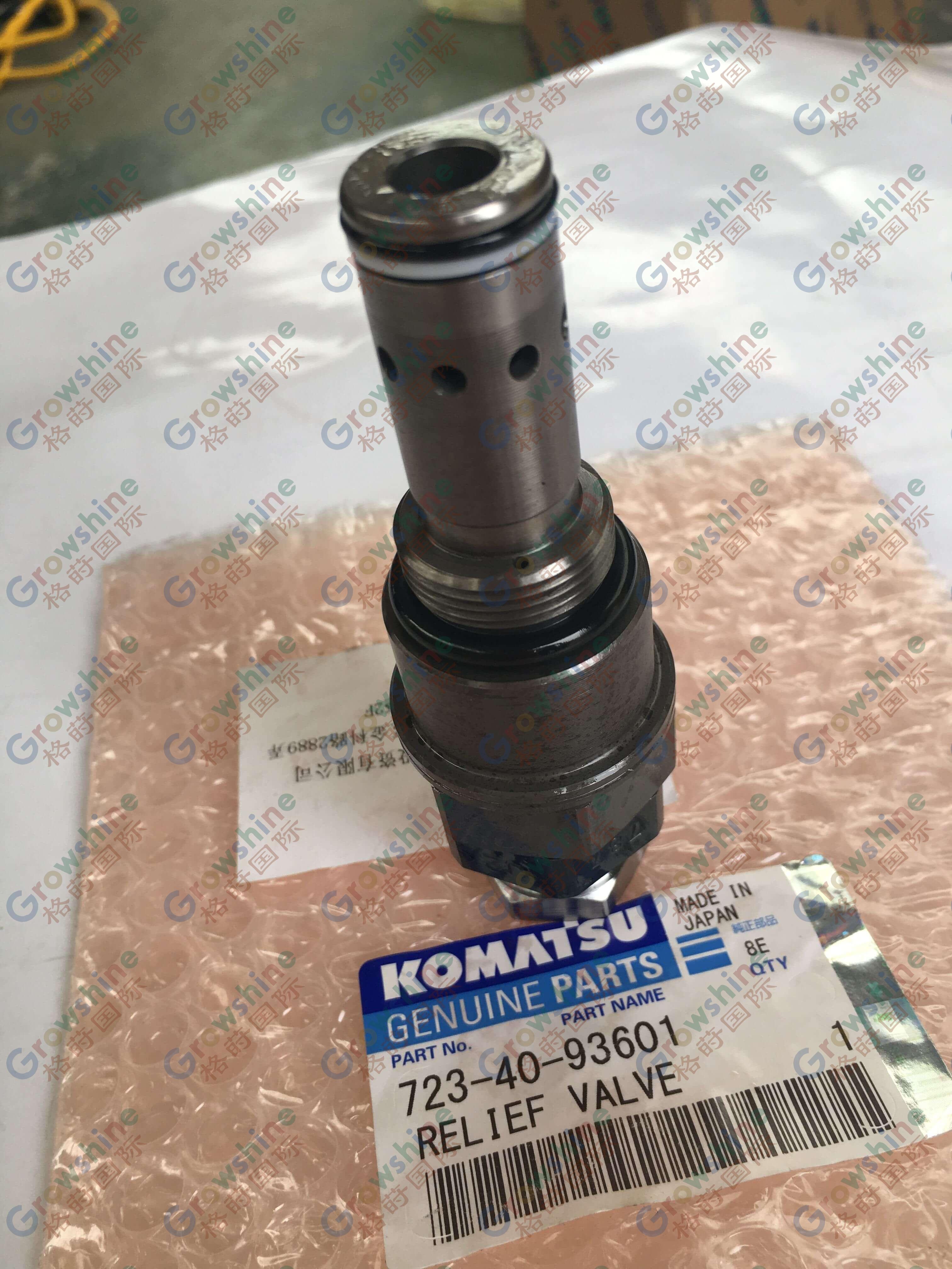 Relief Valve 723-40-93600 Komatsu excavator PC200-8