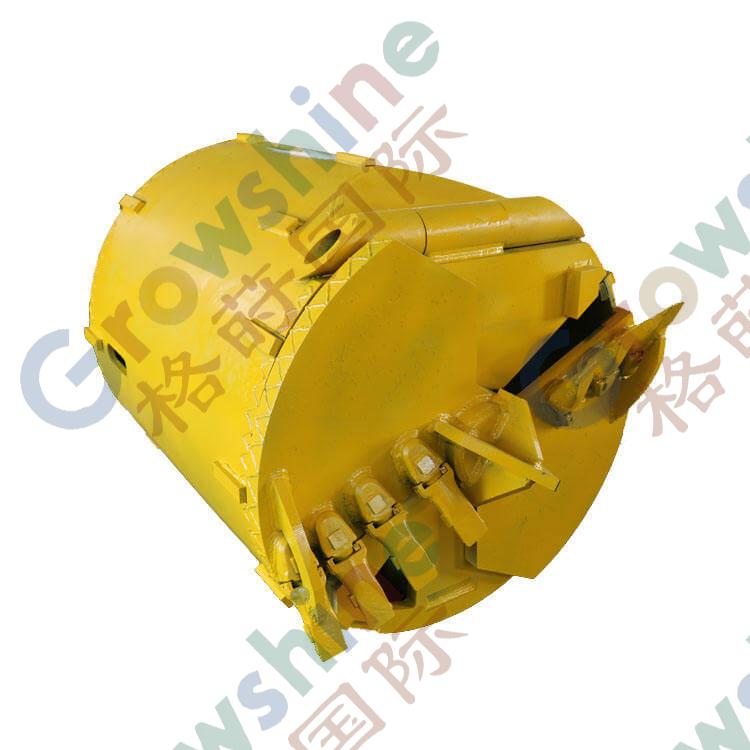 Earth drilling Bucket Auger with Soil Teeth for Rotary drilling Rig