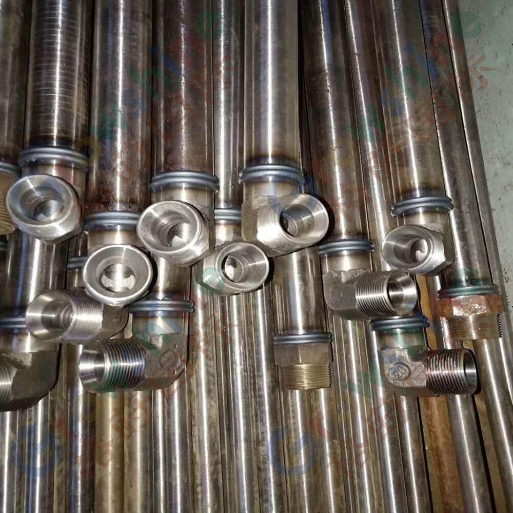 Auxiliary line for excavator hydraulic breaker piping line kits hydraulic excavator pipe clamp Hydraulic Oil Hose Piping