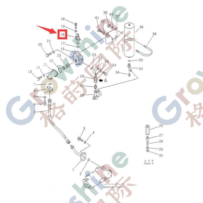 Hydraulic Safety Valve 700-70-82001 700-70-82000 for Komatsu WA600-1