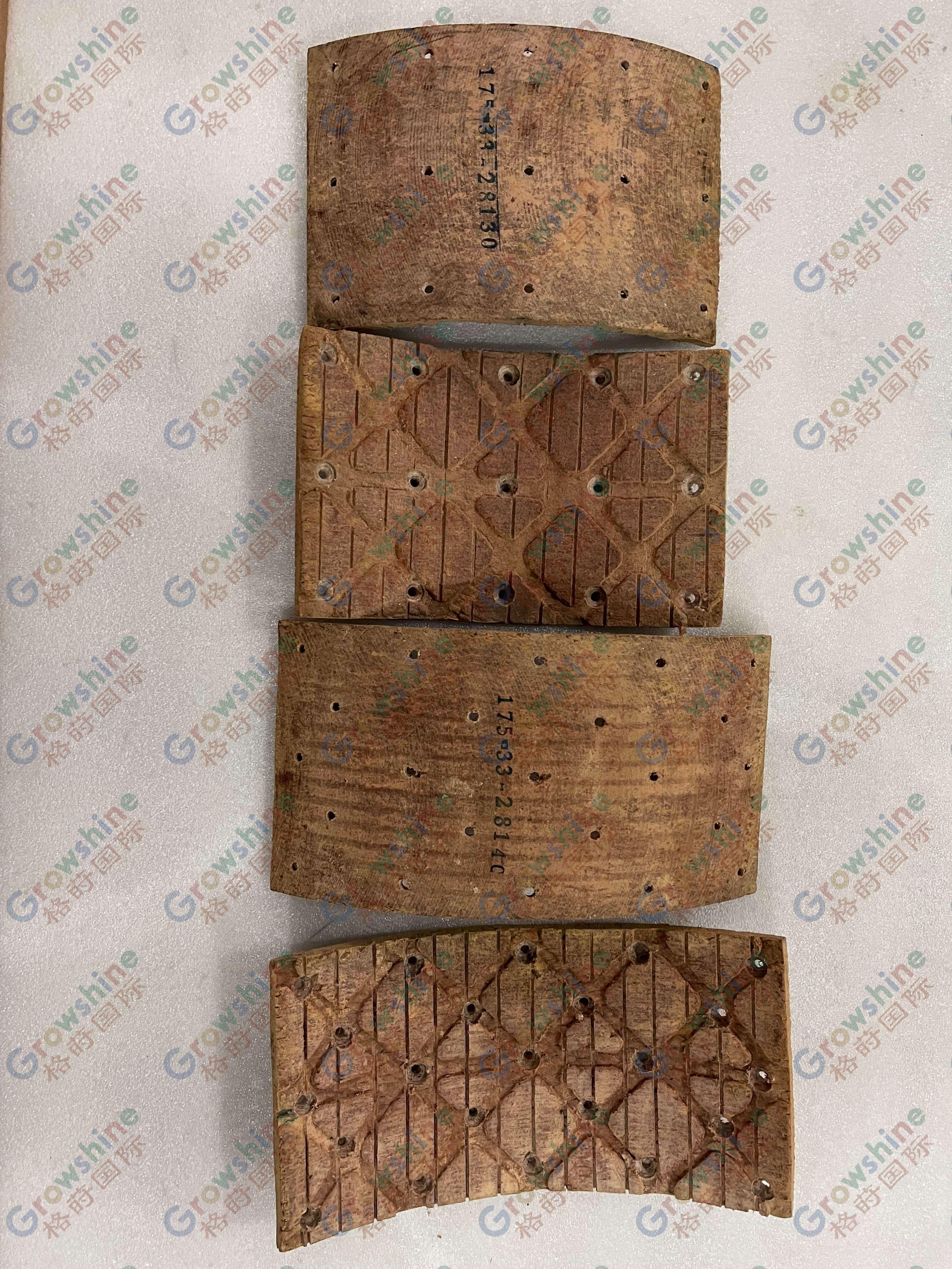 Brake lining 175-33-28130 175-33-28140 for bulldozer d155c-1 d150a-1 d155a-1/2