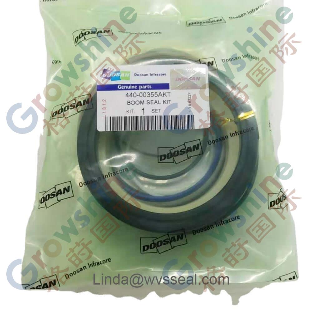 Boom Hydraulic Seal Kit 440-00355AKT For Doosan Solar225LC-V Excavator