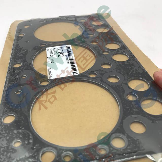 excavator parts cylinder head gasket  overhaul rebuild kit for Kubota U-15 Hitachi EX15u diesel engine for U D782