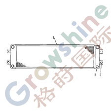 Core Oil Cooler 1W0289 for CAT 120G