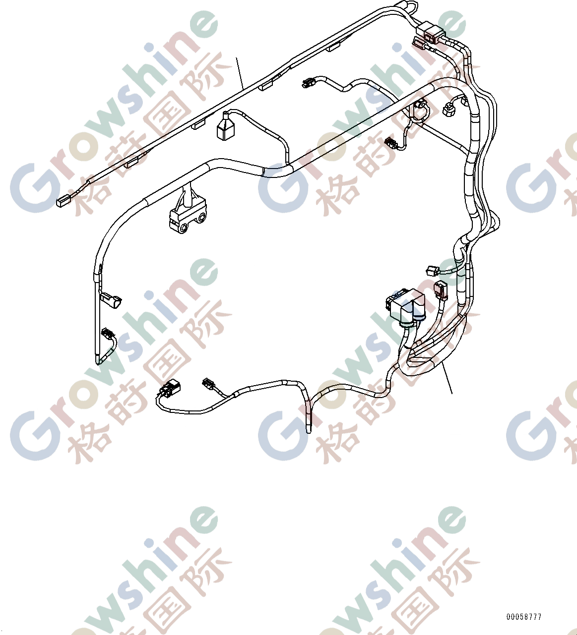 ELECTRICAL WIRING Harness 6245-81-5391 for Komatsu