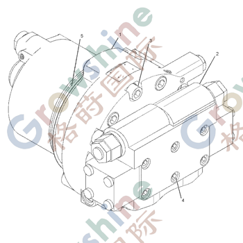 Travel Motor/Final Drive 216-0044 215-9954 2160044 2159954 for Caterpillar 322C Excavator
