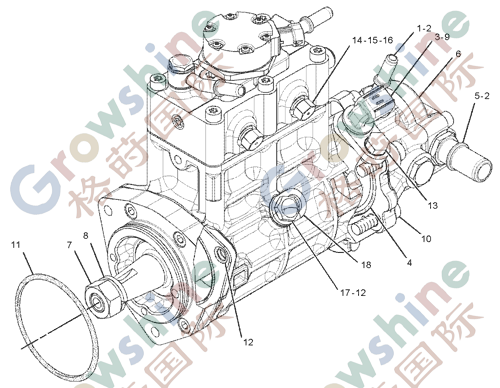Fuel Injector Pump C6.6 Engine Injector Pump 317-8021 3178021 2641A312