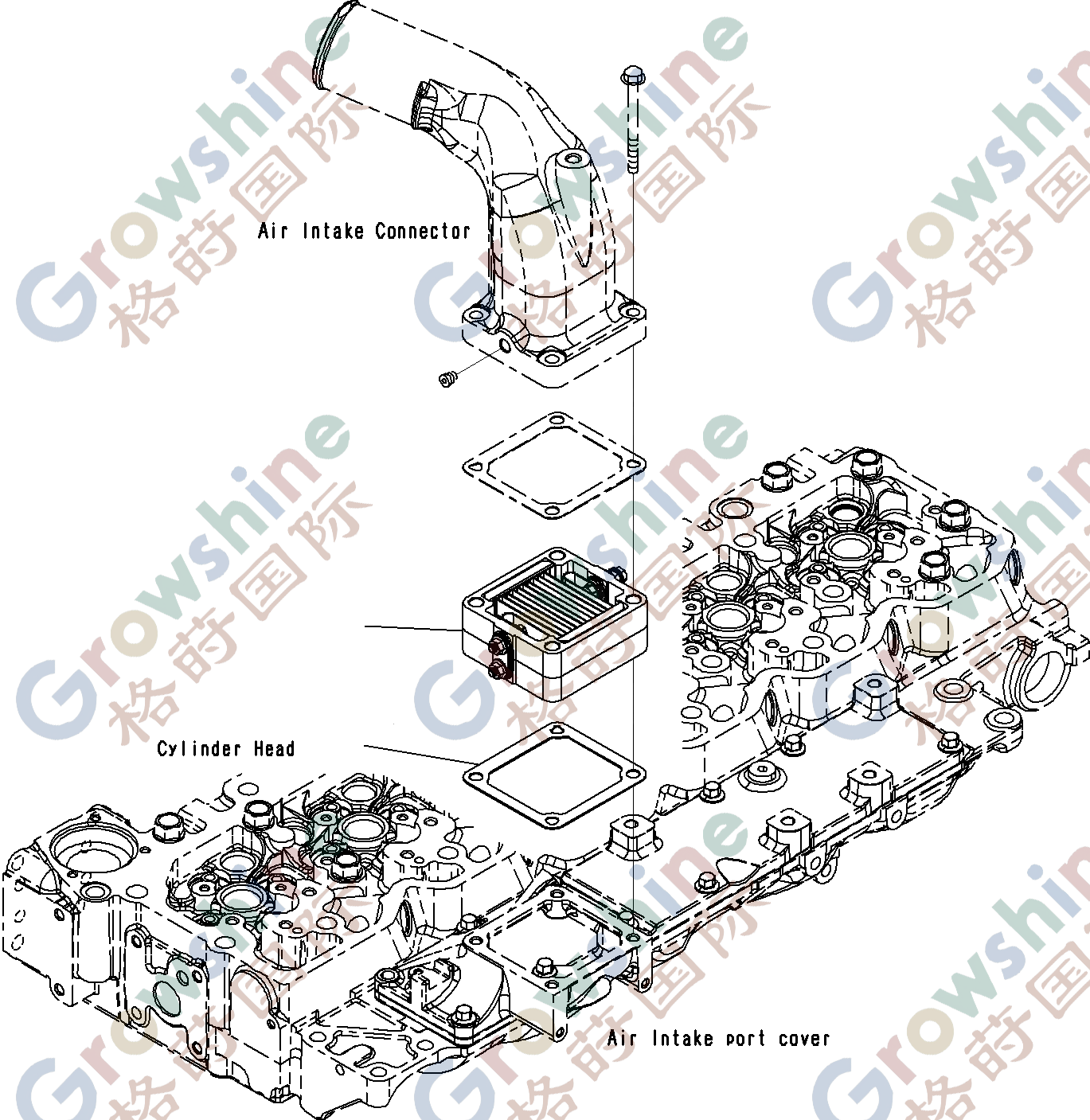 Engine Air Intake Heater PC200-8 PC220-8 6754-81-5110