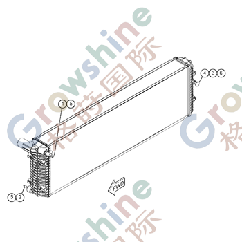 Radiator CORE 475-6622 for CAT E345GC E336GC Excavator