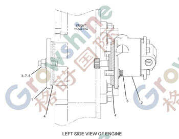 CAT C13 C15 Fuel pump 384-8612 3848612 C15 Engine Diesel Pump Tail Pump 3166864 316-6864