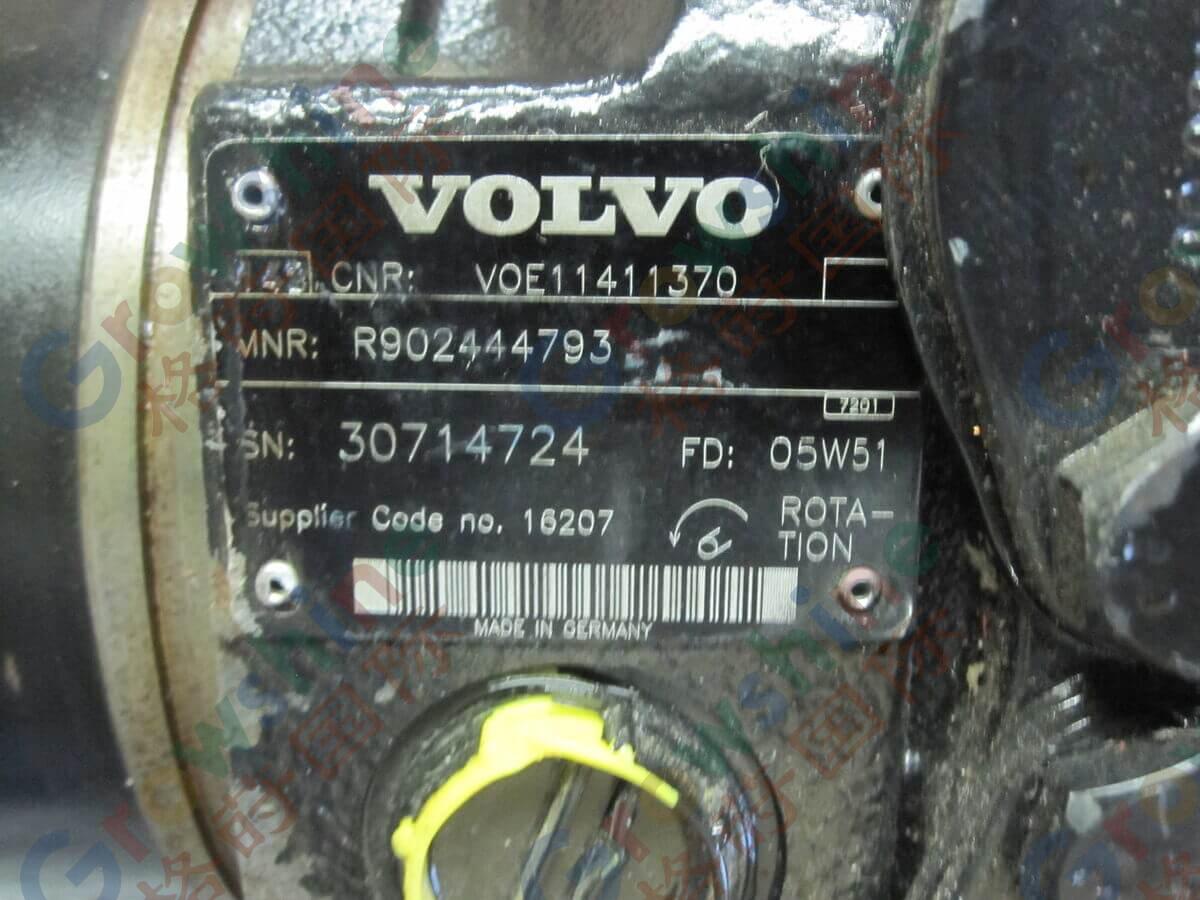 Hydraulic Fan Motor VOE11411370 11411370 for Volvo A35D ADT