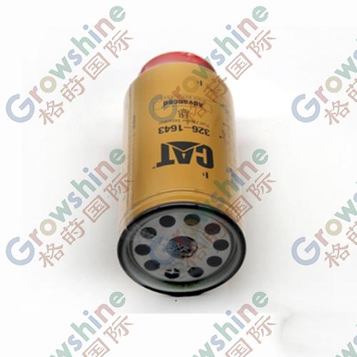 Original and brand new genuine fuel/water separator 326-1643 for caterpillar  320D 305.5E engine separator 3261643