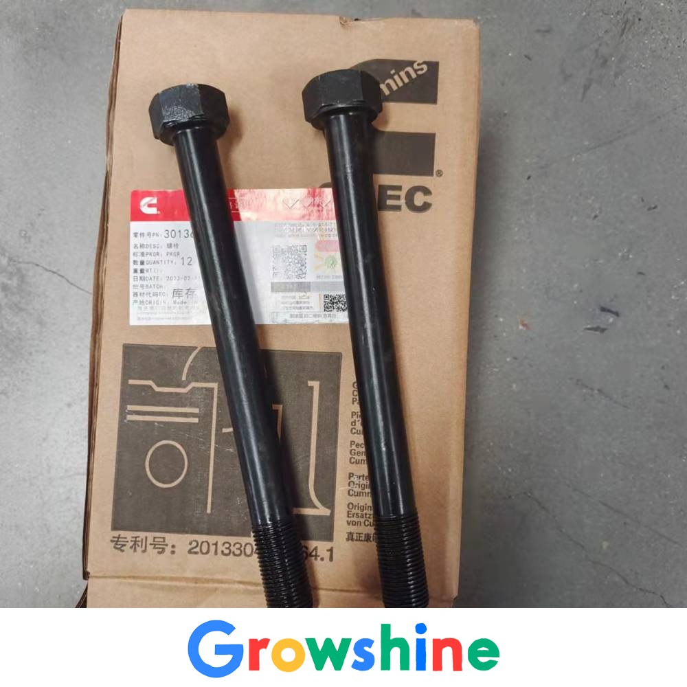 Chongkang Nt855 cylinder head screw 3013623 Shantui SD22 cylinder head screw