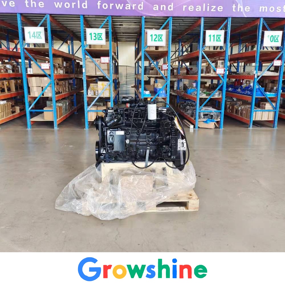 Hyundai 215LVS Excavator Engine Assembly Cummins QSB6.7 Engine