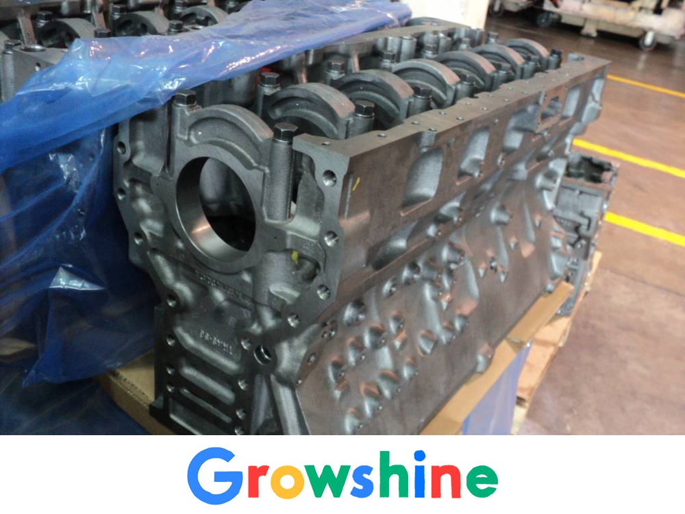 Cummins QSM11 cylinder block 4060393 Hyundai 485 excavator engine cylinder block