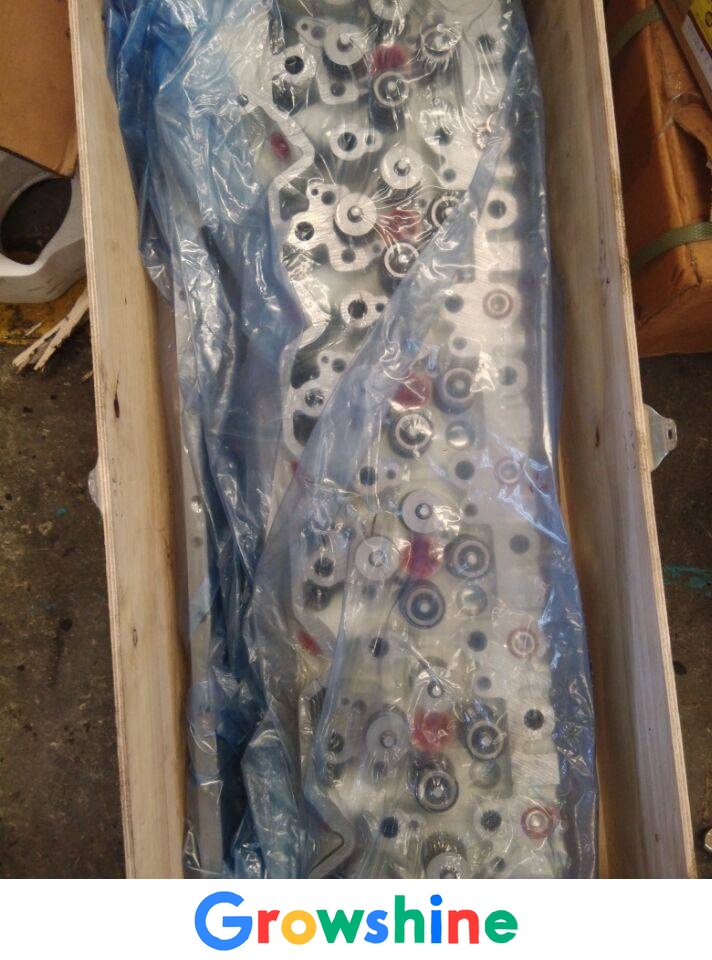 Hyundai R385LC-9 excavator engine cylinder head Heze Cummins Service Station