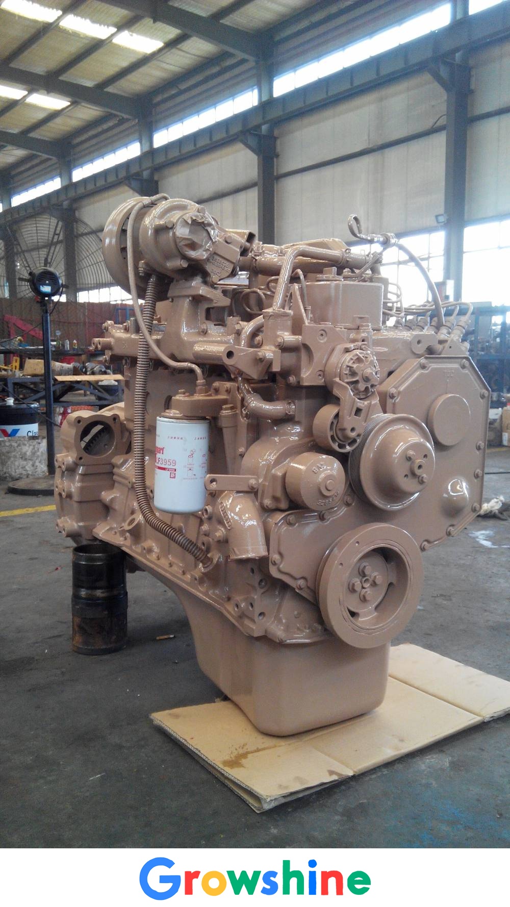 Qingdao Cummins 6B engine assembly XCMG XE160 roller engine assembly