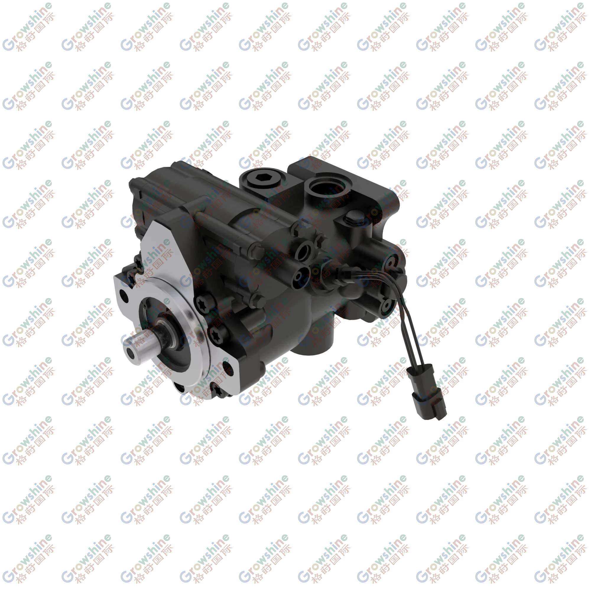 AKK13386: Rear Wheel Hydraulic Motor with Speed Sensor