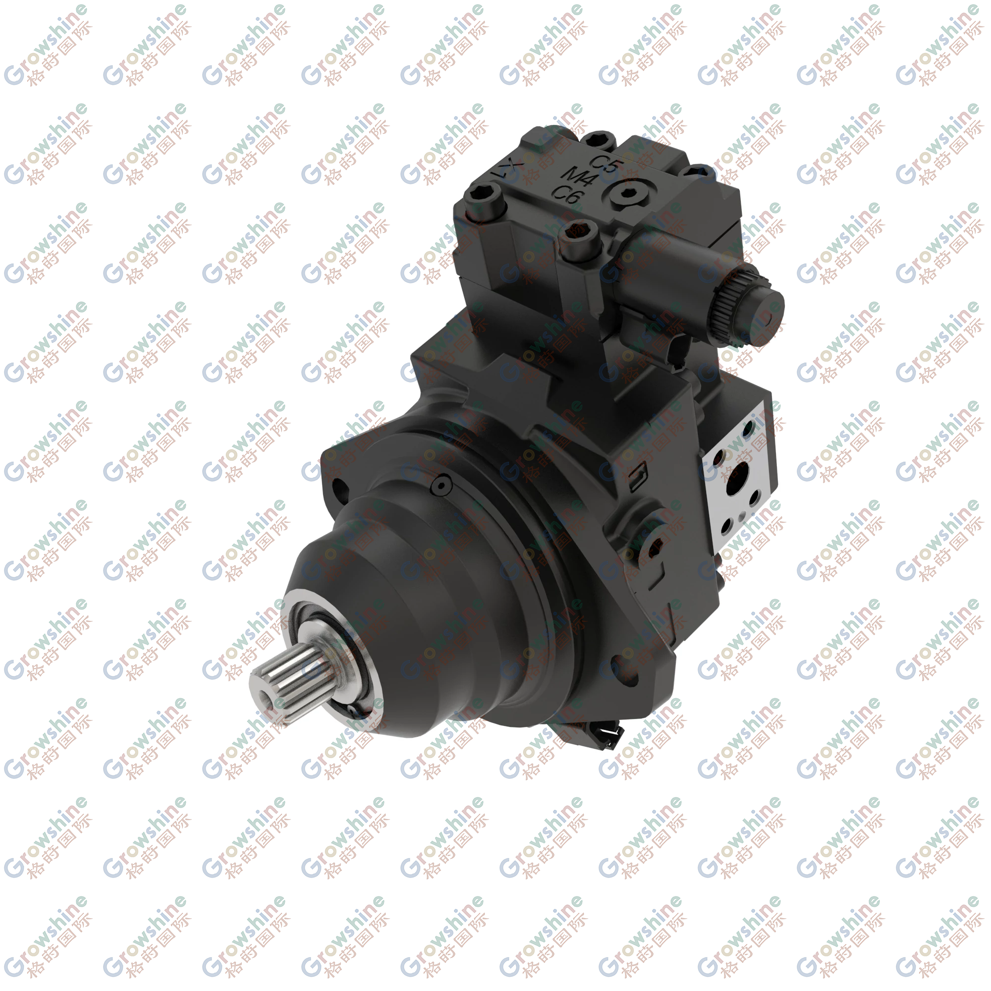 AKK22463: Front Wheel LH Hydraulic Motor with Sensor