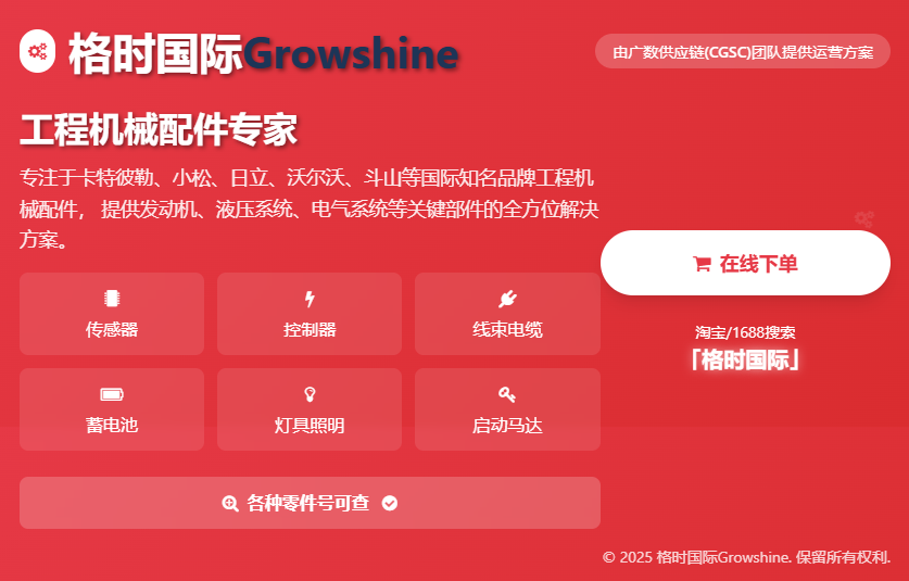 Growshine International: Your Global Source for Turbocharger Oil Lines & Engine Components - June 29, 2025